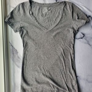 SOLD Gray V Neck Tee